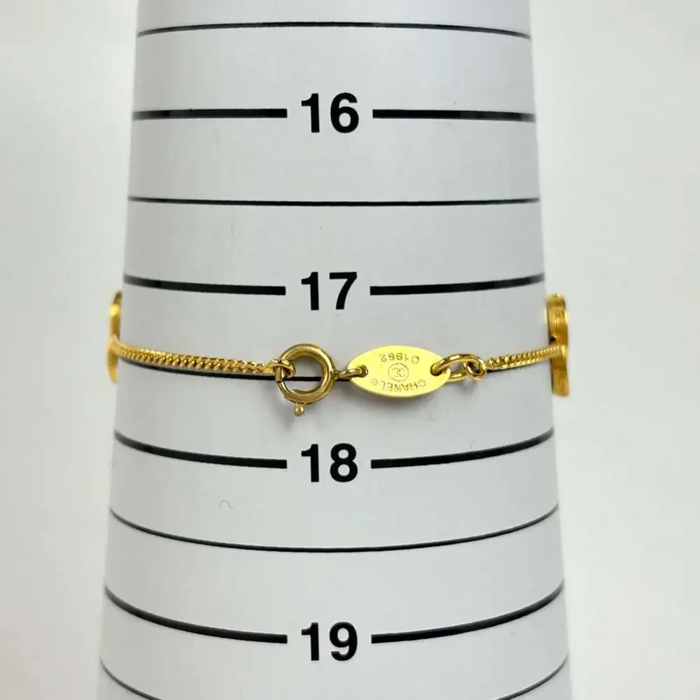 Chanel Cc Logo Bracelet Metal #246990C92B - Picture 5 of 5